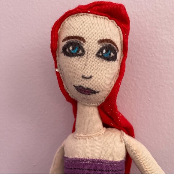 🧜‍♀️ARIEL🧜‍♀️ 13” PLUSH Little MERMAID Custom HANDMADE Collectible - Picture 3 of 17